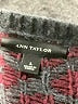 Ann Taylor Print Burgundy Pullover Sweater Size L - photo 7