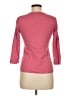 Three Dots 100% Combed Cotton Pink 3/4 Sleeve Top Size M - photo 2