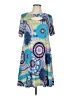 Unbranded Paisley Blue Casual Dress Size L - photo 1