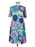 Unbranded Paisley Blue Casual Dress Size L - photo 2