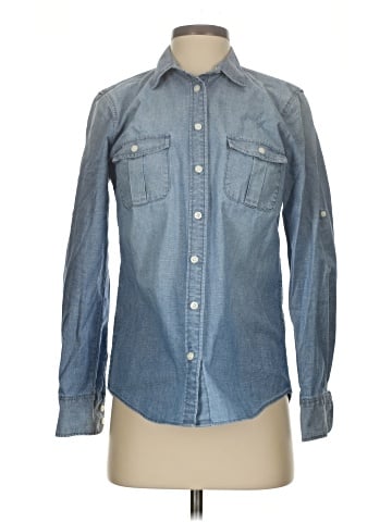 J.Crew Factory Store Long Sleeve Button-Down Shirt (view 1)