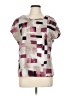 Unbranded Color Block Pink Short Sleeve Blouse Size L - photo 1