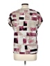 Unbranded Color Block Pink Short Sleeve Blouse Size L - photo 2