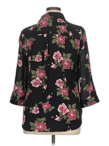 Iz Byer 3/4 Sleeve Blouse (view 2)