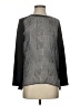 Fever Houndstooth Gray Long Sleeve T-Shirt Size S - photo 1