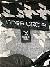Inner Circle Inc. Houndstooth Black Cardigan Size 1X - photo 7