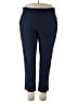 Tribal Solid Blue Active Pants Size 22W - photo 1
