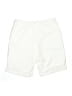 B. Moss 100% Cotton Solid Ivory Athletic Shorts Size 8 - photo 2