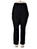 Relativity Polka Dots Black Active Pants Size 22W - photo 1