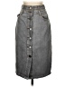 Maje Gray Denim Skirt Size 36 waist - photo 1
