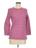 Basic Editions 100% Cotton Stripes Pink 3/4 Sleeve T-Shirt Size M - photo 1