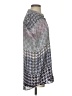 CAbi Houndstooth Gray Short Sleeve Blouse Size S - photo 4