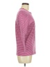 Basic Editions 100% Cotton Stripes Pink 3/4 Sleeve T-Shirt Size M - photo 4