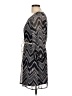 KLD Signature 100% Polyester Chevron-herringbone Gray Casual Dress Size L - photo 5