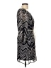 KLD Signature 100% Polyester Chevron-herringbone Gray Casual Dress Size L - photo 4