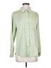Assorted Brands Solid Green Long Sleeve Blouse Size S - photo 1