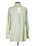 Assorted Brands Solid Green Long Sleeve Blouse Size S - photo 2