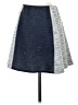 Oddi Chevron-herringbone Blue Denim Skirt Size S (estimated) - photo 2