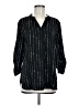 Timeson Black 3/4 Sleeve Blouse Size M - photo 1