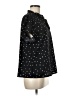 Shein 100% Polyester Stars Black Short Sleeve Blouse Size 8 - 10 - photo 4