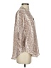 Unbranded 100% Polyester Paisley Tan 3/4 Sleeve Blouse Size S - photo 4