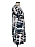 Sam & Lavi Plaid Blue Casual Dress Size L - photo 4