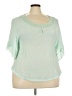 Maria Gabrielle Green Short Sleeve Blouse Size 3X - photo 1