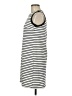 Aqua Stripes White Casual Dress Size M - photo 5