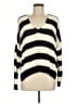 H&M 100% Acrylic Stripes Ivory Pullover Sweater Size M - photo 1
