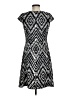 AB Studio Chevron-herringbone Black Casual Dress Size 6 - photo 2