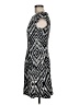 AB Studio Chevron-herringbone Black Casual Dress Size 6 - photo 5