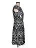 AB Studio Chevron-herringbone Black Casual Dress Size 6 - photo 4