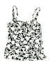 Lands' End Print Ivory White Swimsuit Top Size 4 - photo 1