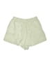 Oysho Solid Green Khaki Shorts Size XS - photo 2