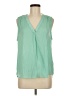 Vince Camuto 100% Polyester Green Sleeveless Blouse Size M - photo 1