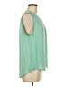 Vince Camuto 100% Polyester Green Sleeveless Blouse Size M - photo 4