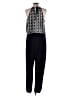 Forever 21 100% Polyester Argyle Gray Black Jumpsuit Size 0X (estimated) - photo 2