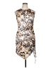 Unbranded Animal Print Tan Cocktail Dress Size XL - photo 1
