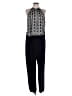 Forever 21 100% Polyester Argyle Gray Black Jumpsuit Size 0X (estimated) - photo 1