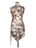 Unbranded Animal Print Tan Cocktail Dress Size XL - photo 2