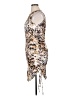 Unbranded Animal Print Tan Cocktail Dress Size XL - photo 5
