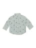 Little Me 100% Cotton Hearts Green Long Sleeve Button-Down Shirt 9-12 MO / 12 MO - photo 1
