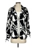 Pleats Collection 100% Polyester Print Black Jacket Size S - photo 1
