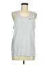 Nike 100% Polyester Silver Blue Active Tank Size M - photo 1