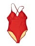 Gap Solid Red One Piece Swimsuit Size XS - photo 1