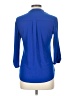 Perceptions Blue Long Sleeve Blouse Size L - photo 2