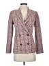 Iris & Ink Plaid Pink Blazer Size 0 - photo 1