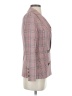 Iris & Ink Plaid Pink Blazer Size 0 - photo 4