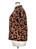 Shein Curve Animal Print Brown Short Sleeve Blouse Size 2X - photo 5