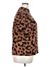 Shein Curve Animal Print Brown Short Sleeve Blouse Size 2X - photo 4